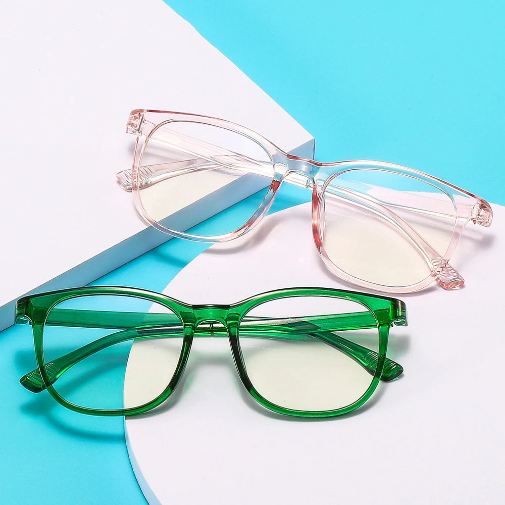 Transparent Computer Glasses Frame  Anti Blue Light