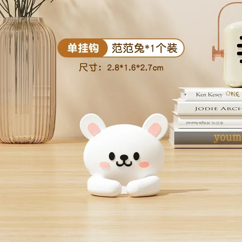 Desktop Cute Cable Organizers Holder Clip Desk Tidy Organiser SelfAdhesive Wall Mounted Cable Management Office Wire Cord Holder