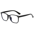 Portable Blue Light Blocking Glasses Black Leopard Square Anti Blue Ray Office Computer Goggles