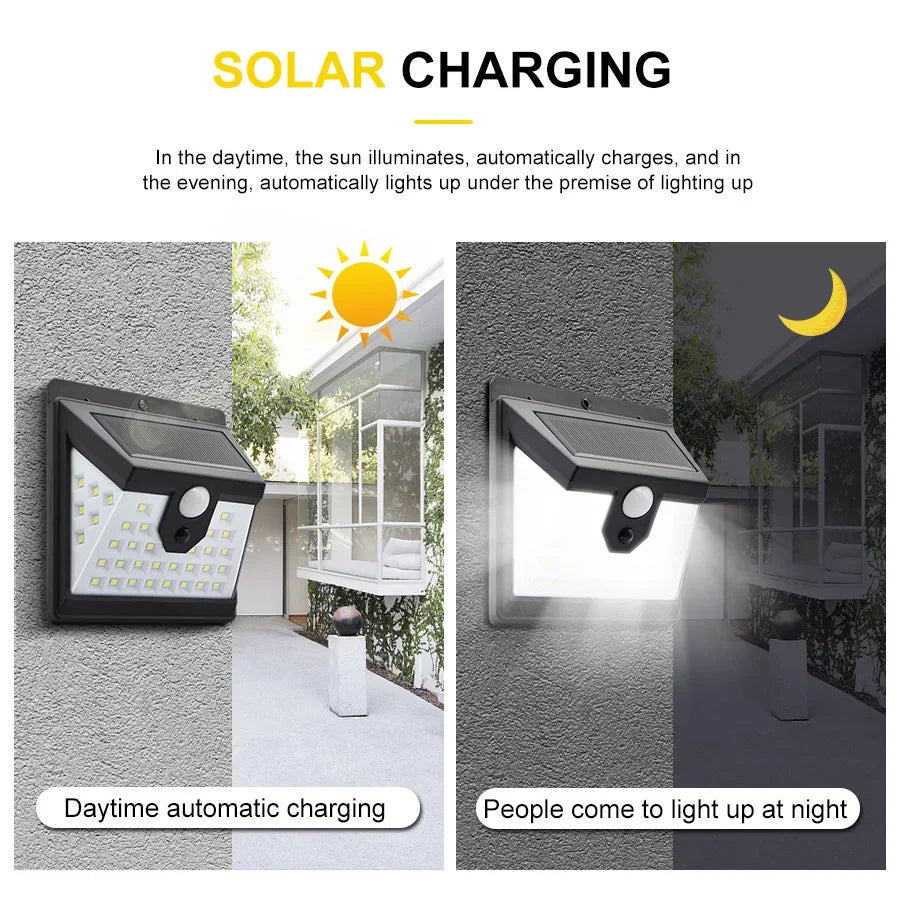 Smart Solar Wall Light