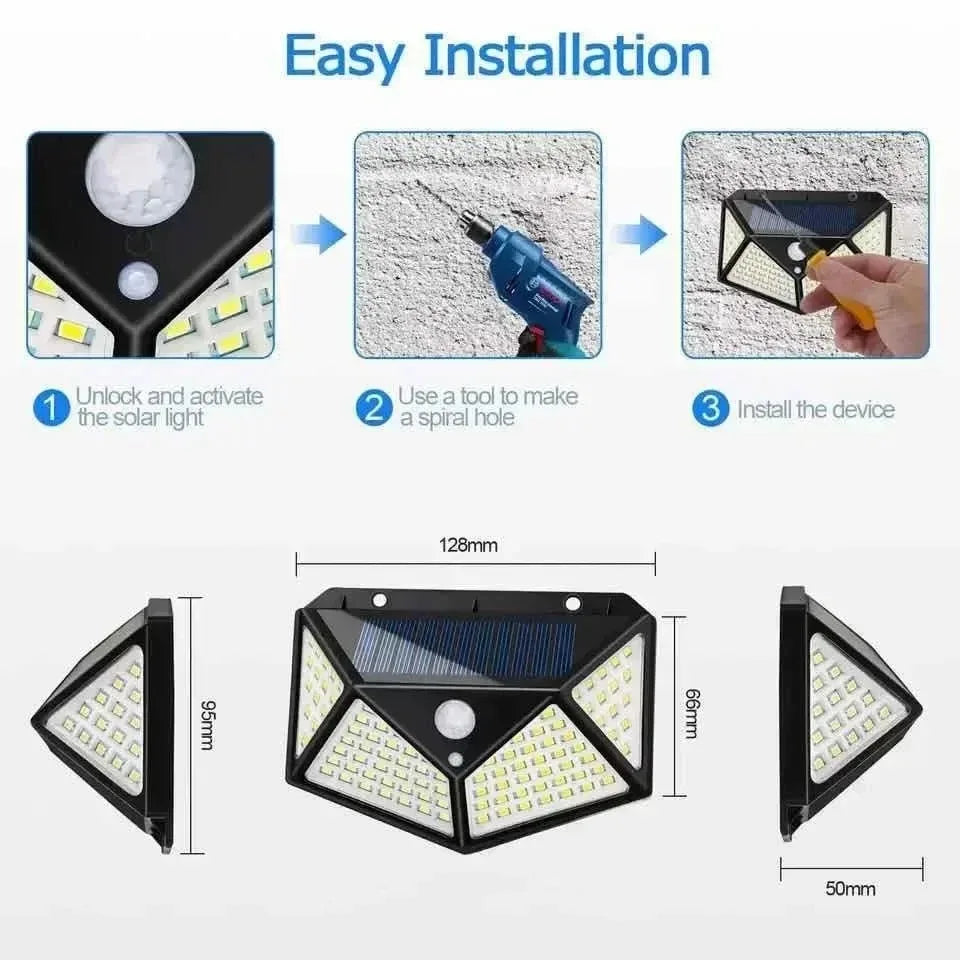 Smart Solar LED Wall Light