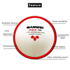 SANWEI ABS PRO 3-Star 40+ Table Tennis Balls 6pcs/box New Material ITTF Approved Seamed Ping Pong Balls for Competition Training