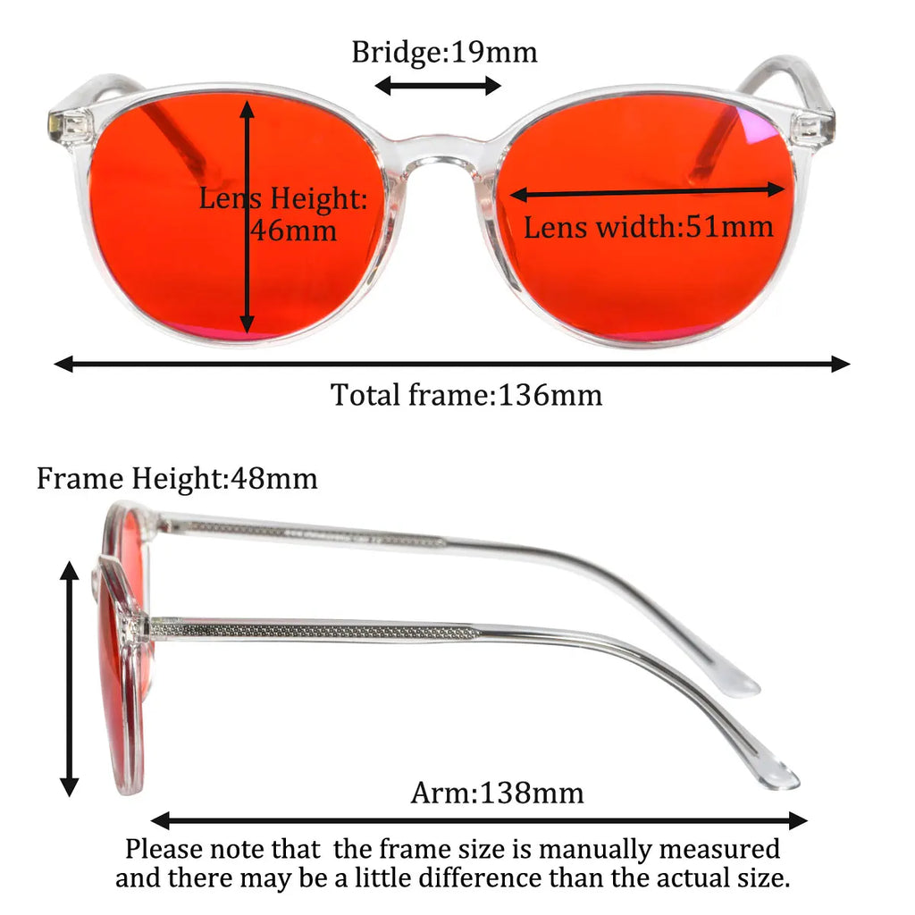 light glasses for better sleep blue light blocking  orange lenses Tr90 eyeglasses SH2022