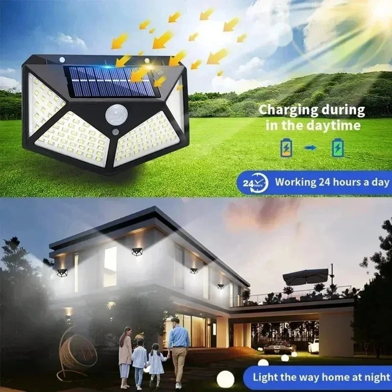 Smart Solar LED Wall Light